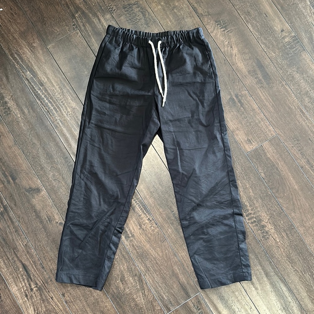 Aritzia Black Drawstring Pants - image 1